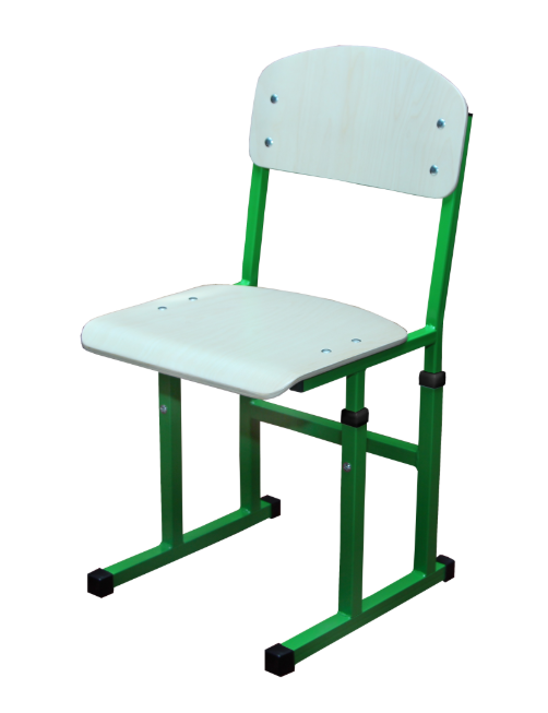 Стілець полозковий, рост. гр. №4-6, каркас з квадратної труби, спинка та сидіння покриті лаком, ЕТЕРНО ТРЕЙД (190240)